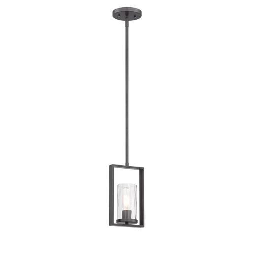 Designers Fountain Elements Charcoal Transitional Square Pendant Light
