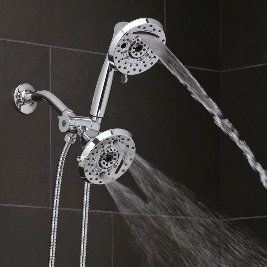 Oxygenics Amp Chrome 120-Spray Dual Shower Head 2-GPM (7.6-LPM)