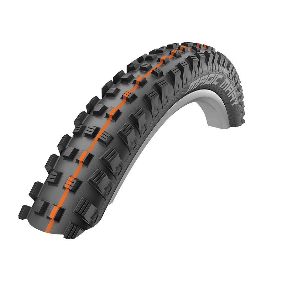 Schwalbe Magic Mary Addix Mountain Tire, 27.5"x2.40, Folding, Tubeless Ready, Addix Soft, Super Gravity, 67TPI, Bronze 11654381