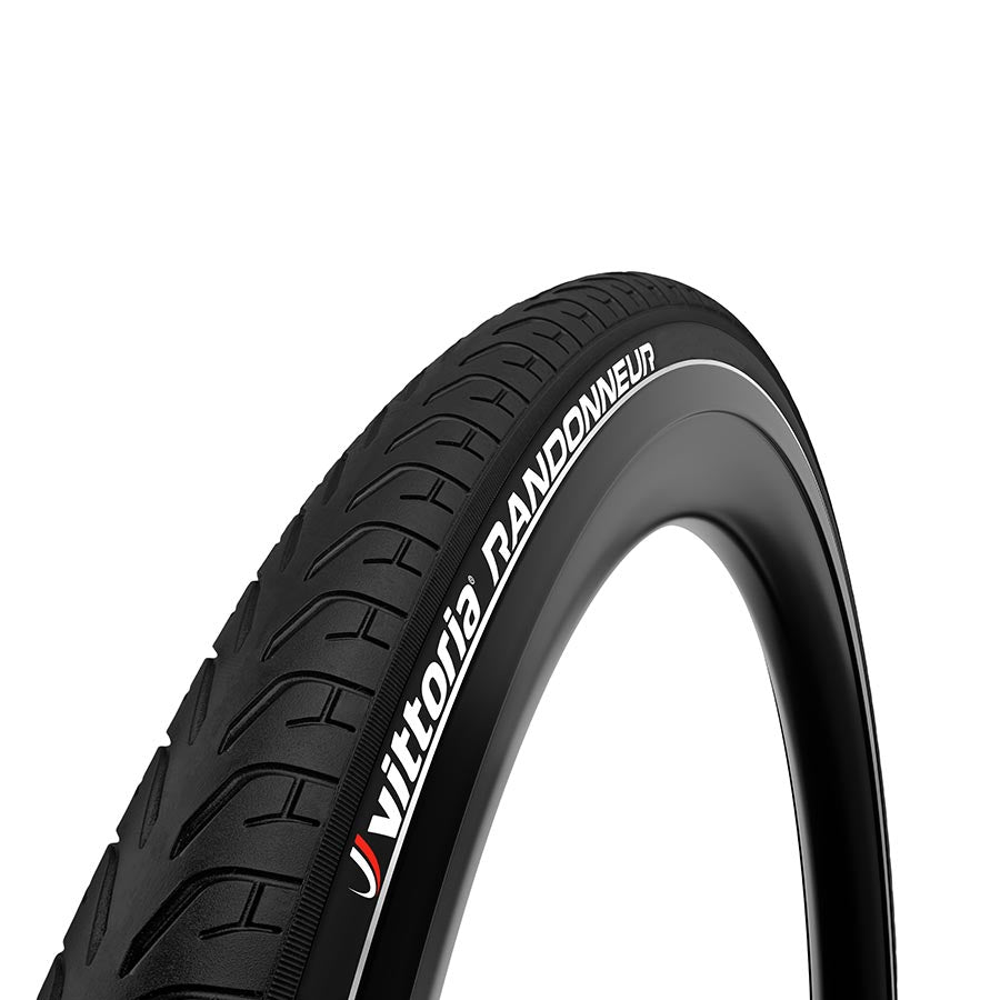 Vittoria Randonneur Classic Hybrid Tire, 700x48C, Wire, Clincher, PRB Shielding, Black 1113R22650111TG