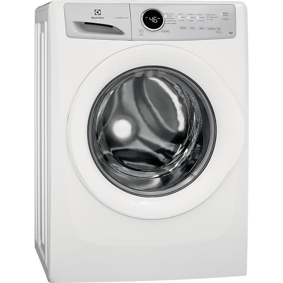 Electrolux 4.3-cu ft High Efficiency Stackable Front-Load Washer (Island White)