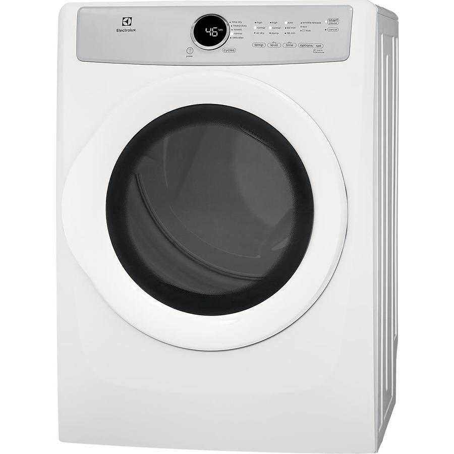 Electrolux 8-cu ft Stackable Electric Dryer (Island White) ENERGY STAR