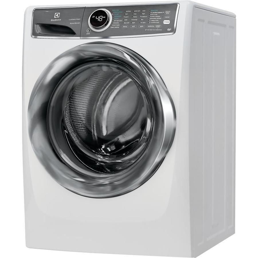 Electrolux 4.4-cu ft High Efficiency Stackable Steam Cycle Front-Load Washer (Island White) ENERGY STAR