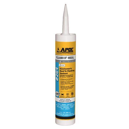 APOC Flash N' Seal 10.1-fl oz Fibered Waterproof Elastomeric Roof Sealant