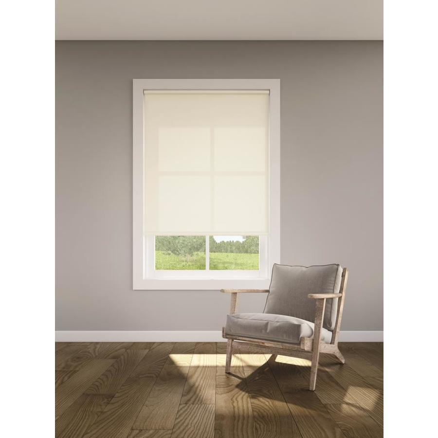 LEVOLOR Trim+Go 37-in x 72-in Cream Light Filtering Cordless Roller Shade