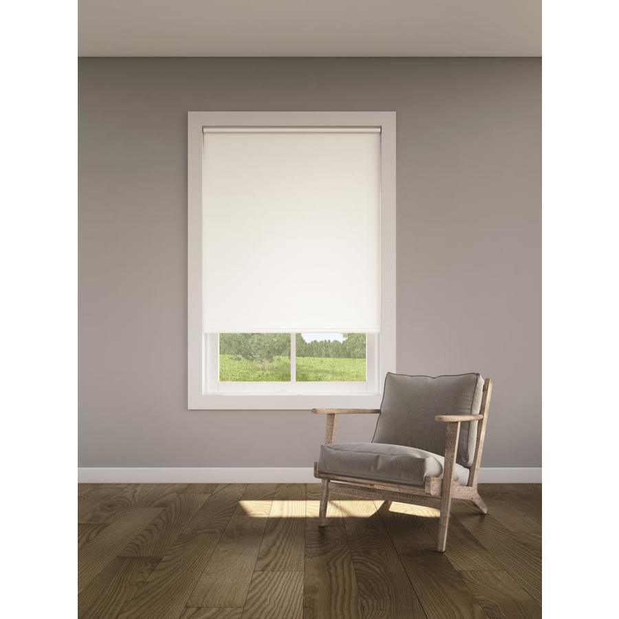 LEVOLOR Trim+Go 37-in x 78-in White Blackout Cordless Roller Shade