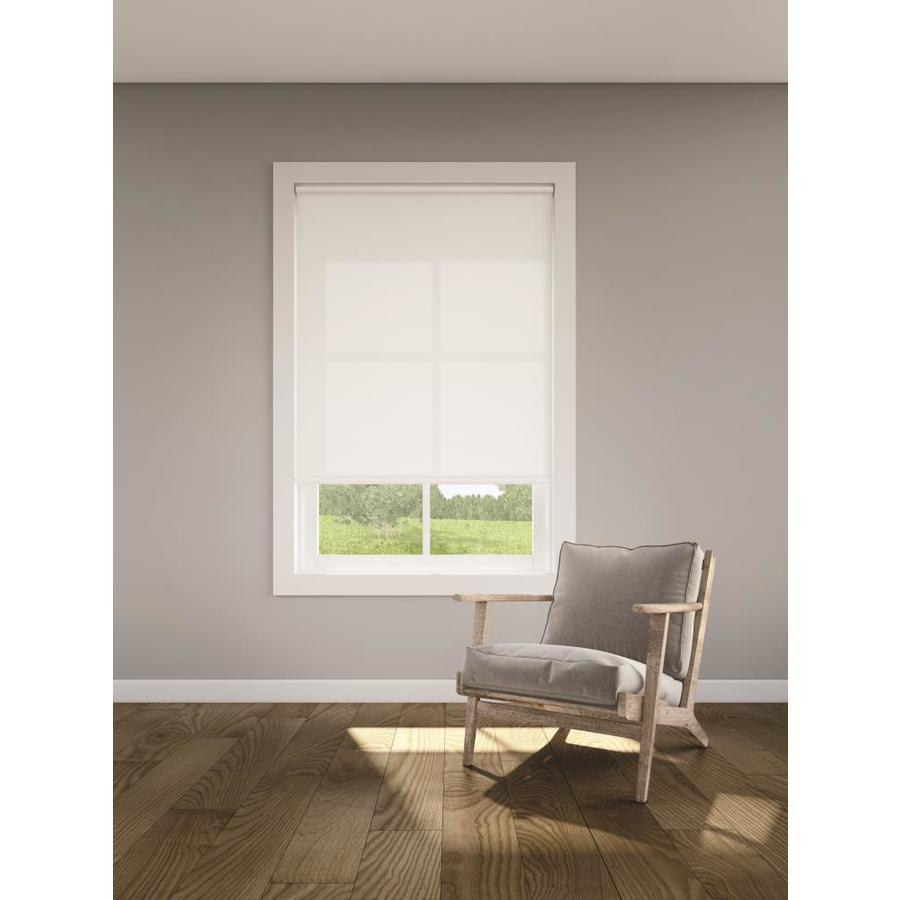 LEVOLOR Trim+Go 37-in x 72-in White Light Filtering Cordless Roller Shade