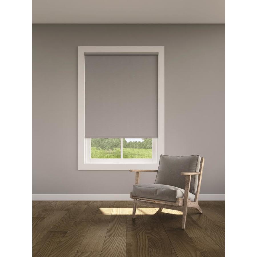 LEVOLOR Trim+Go 73-in x 72-in Oyster Room Darkening Cordless Roller Shade