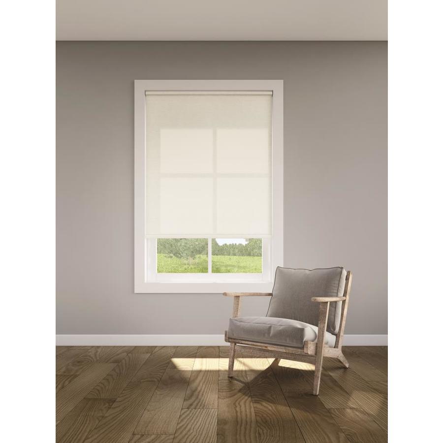 LEVOLOR Trim+Go 73-in x 72-in Seashell Light Filtering Cordless Roller Shade