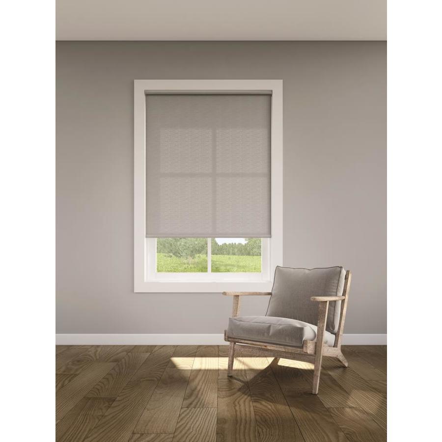 LEVOLOR Trim+Go 55-in x 72-in Oyster Light Filtering Cordless Roller Shade