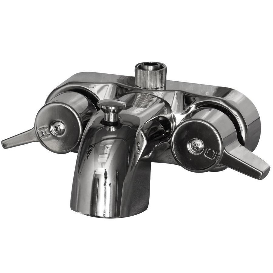 Barclay Polished Chrome 2-Handle Bathtub and Shower Faucet with Valve
