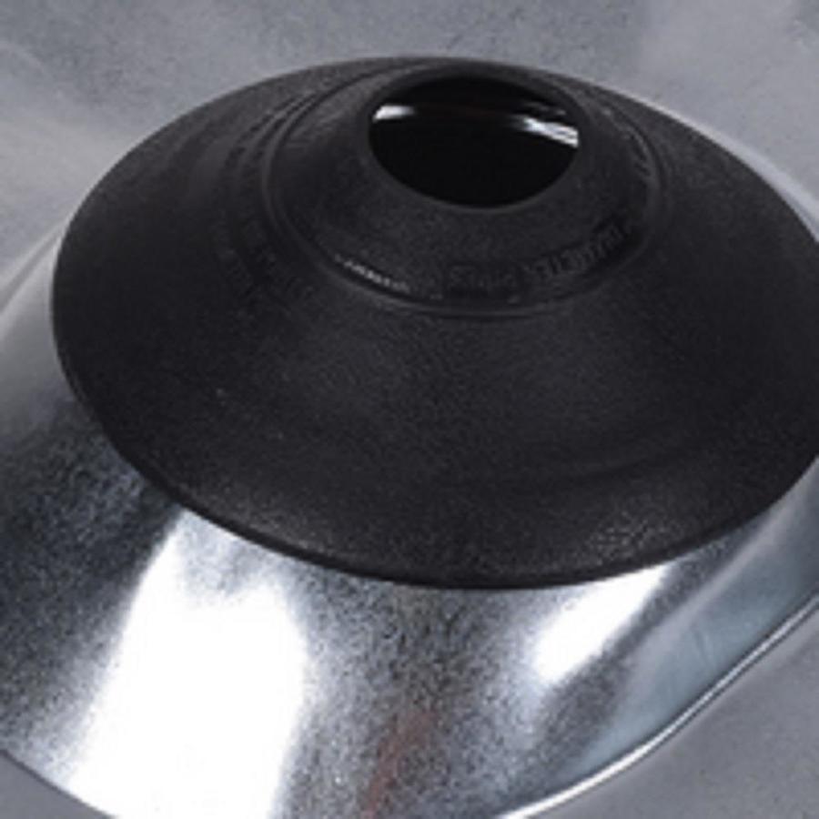 Oatey Galvanized No-Calk Flashing 3-in x 14.5-in Galvanized Steel Vent and Pipe Flashing