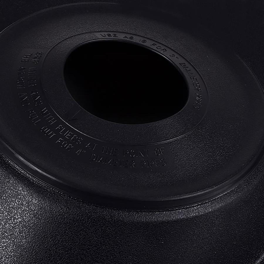 Oatey Thermoplastic 3-in To 4-in x 16-in Plastic Vent and Pipe Flashing