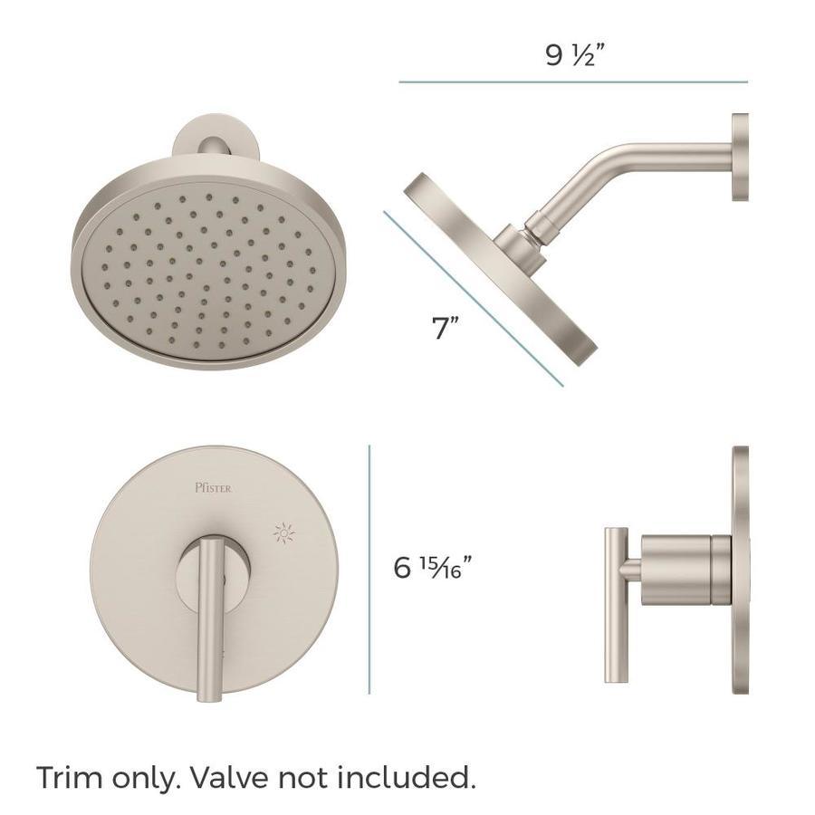 Pfister Contempra Brushed Nickel 1-handle Bathtub and Shower Faucet