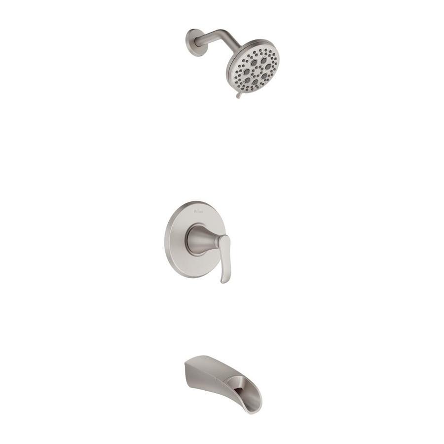 Pfister Jaida Spot Defense Brushed Nickel 1-handle Bathtub and Shower Faucet with Valve