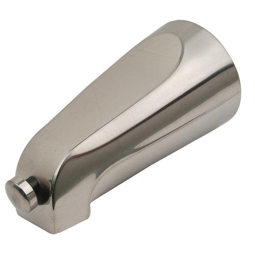 BrassCraft Satin Nickel Bathtub Spout with Diverter