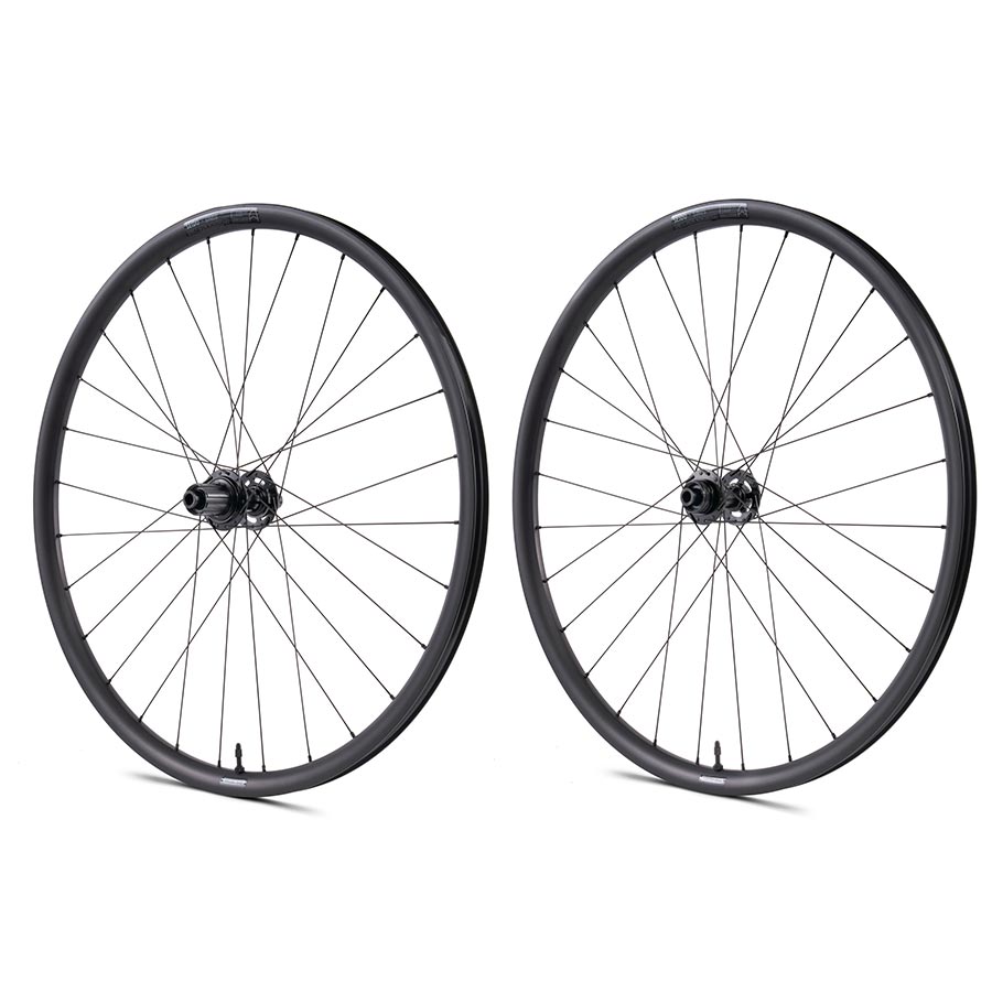 Seido Sinus Wheel Pair 700C / 622, Holes: 28, 12mm TA, F: 100mm, R: 142mm, Disc Center Lock, Pair