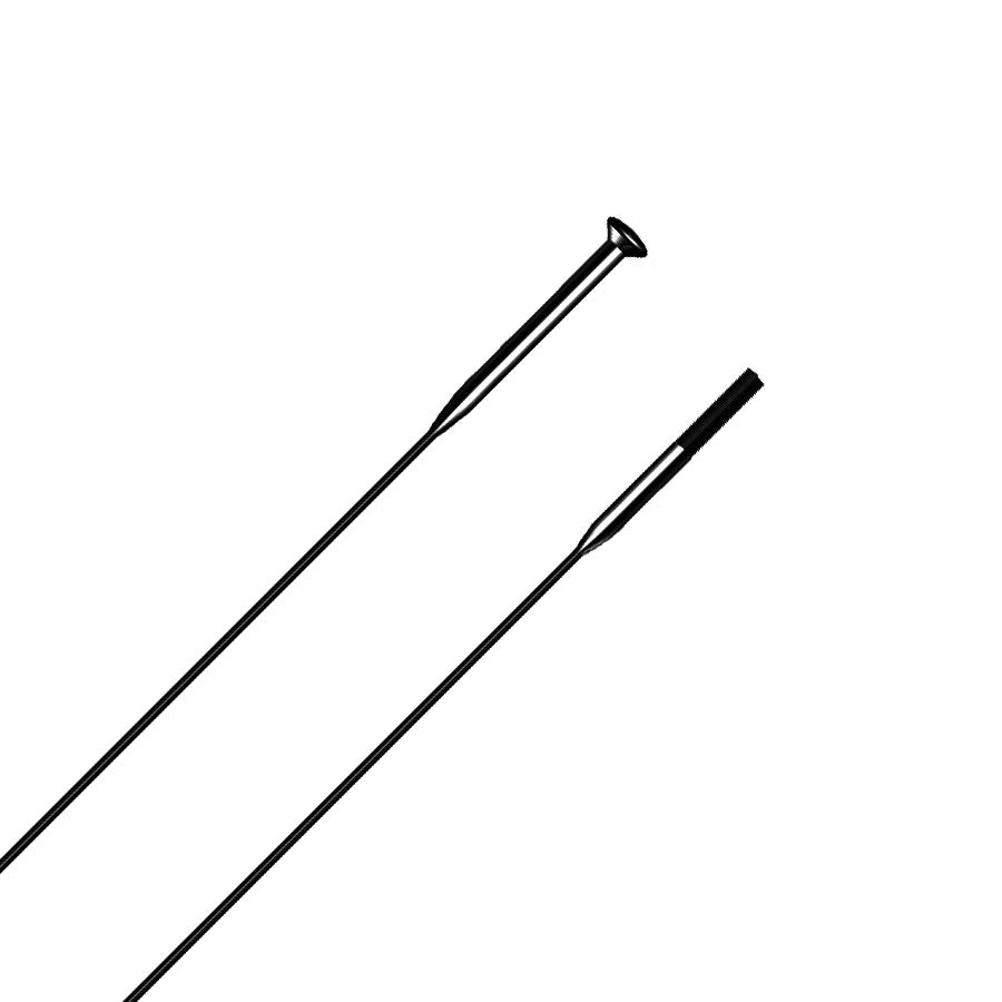 Sapim CX-Ray Spokes Bladed Straight Pull, Black, 2.0, Length: 310mm, No threads, Cut to size, Pack of 100