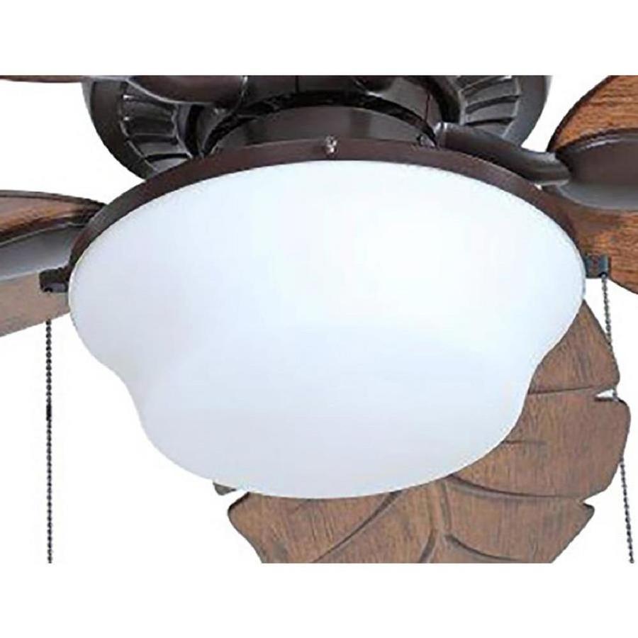 Harbor Breeze Waveport 52-in Weathered Bronze LED Indoor/Outdoor Ceiling Fan (5-Blade)