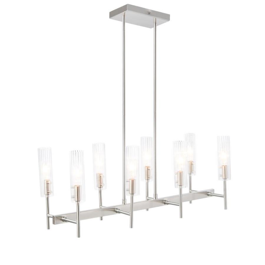 Scott Living Windsor 8-Light Brushed Nickel Modern/Contemporary Chandelier