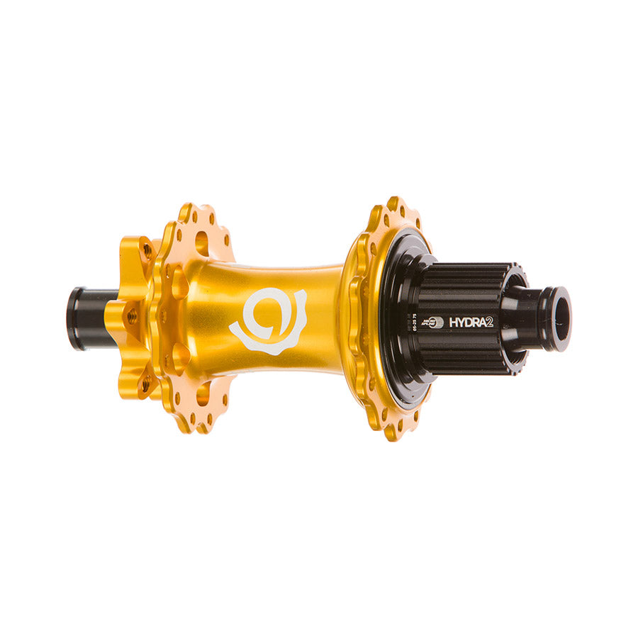 Industry Nine Hydra 2 Boost MicroSpline, Disc Hub, Rear, 28H, 12mm TA, 148mm, Shimano Micro Spline, Gold