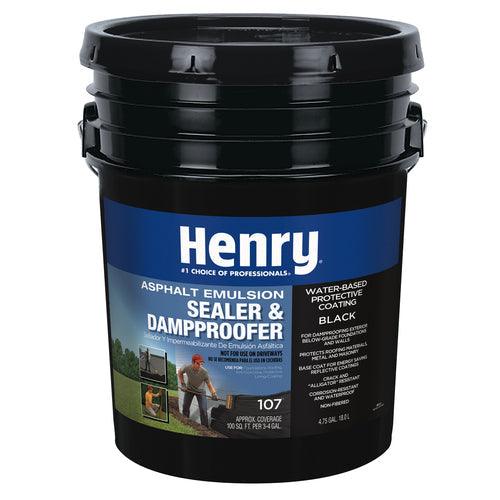 Henry Company Asphalt Emulsion 5-Gallon Waterproofer Roof Sealant