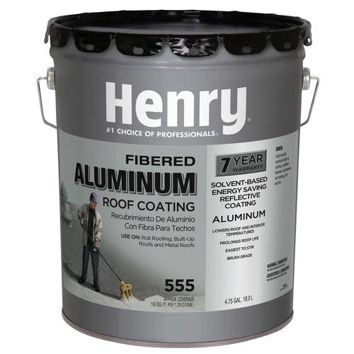 Henry Company Fibered Aluminum 4.75-Gallon Aluminum Reflective Roof Coating (7-Year Limited Warranty)