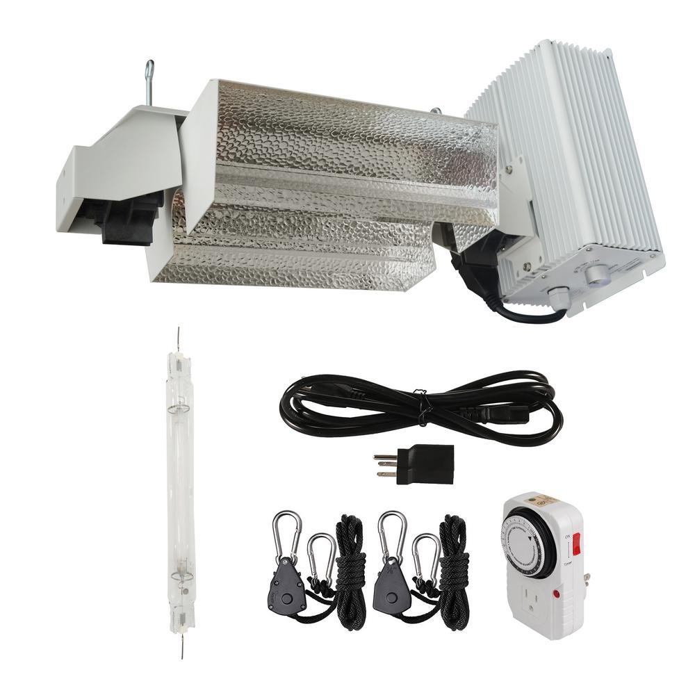 1000-Watt Double Ended HPS Pro Series Open Style Complete Grow Light System 120-Volt/240-Volt with Lamp