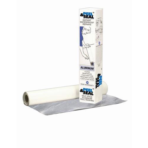 Peel & Seal Instant waterproof repairs 3-ft W x 33.5-ft L 100.5-sq ft Aluminum Roll Roofing