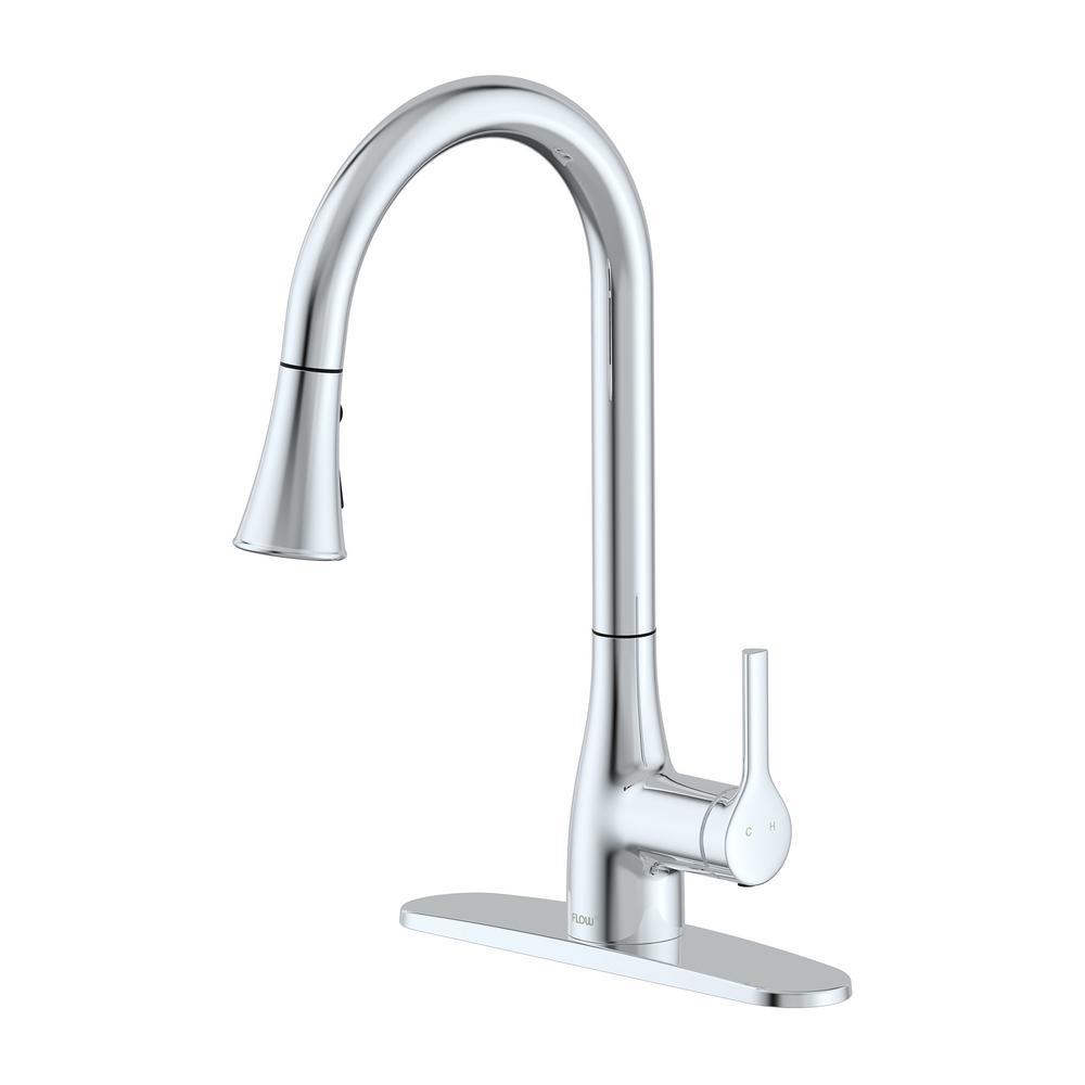 Classic Series Single-Handle Standard Kitchen Faucet in Chrome