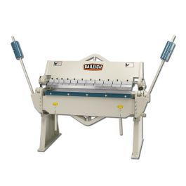 Baileigh BB-4812; Heavy Duty Manually Operated Box and Pan (Finger) Brake, 4' Length, 12 Gauge Mild Steel Capacity 1000404