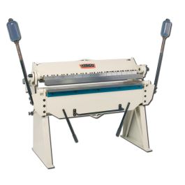 Baileigh BB-4814; Manually Operated Box and Pan (Finger) Brake, 4' Length, 14 Gauge Mild Steel Capacity 1000417