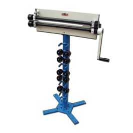 Baileigh BR-18M-18; Manually Operated Bead Roller, 18 Gauge Maximum Capacity, 18" Throat Depth. Includes Stand 1000934
