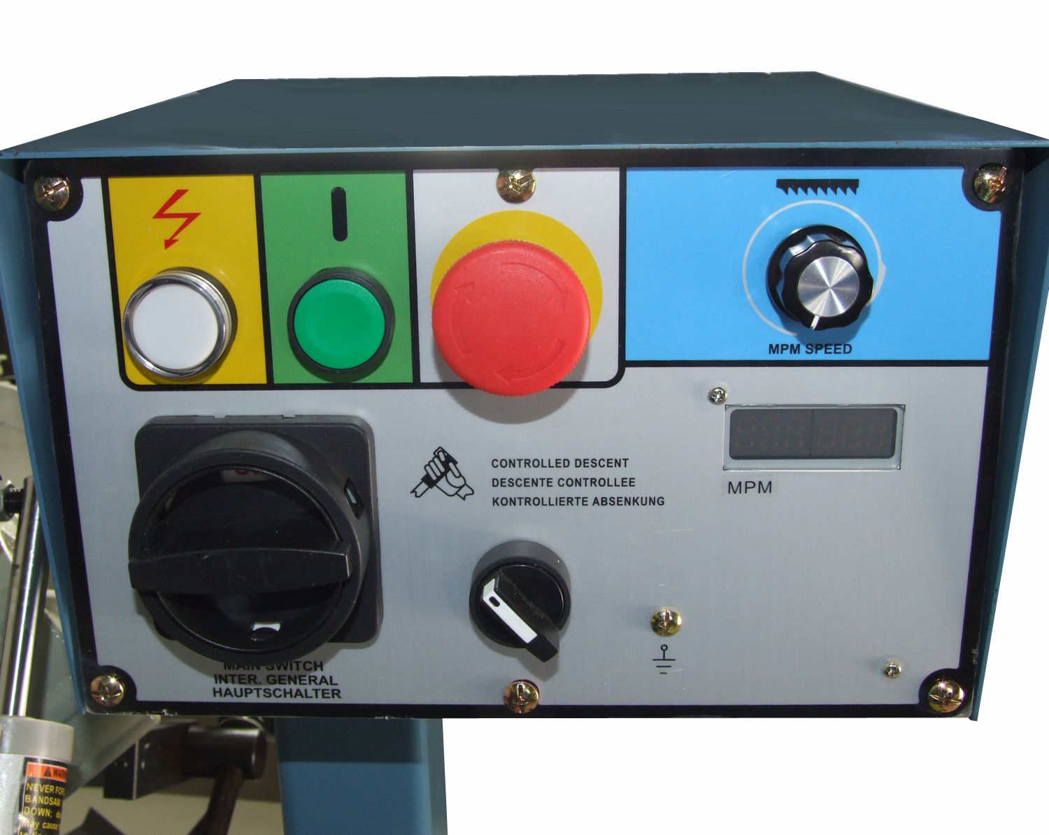 Baileigh BS-260M; 8.66" Geared Head Dual Mitering Band Saw 1-1/2HP, 220V Single Phase 1001432 - Image 3