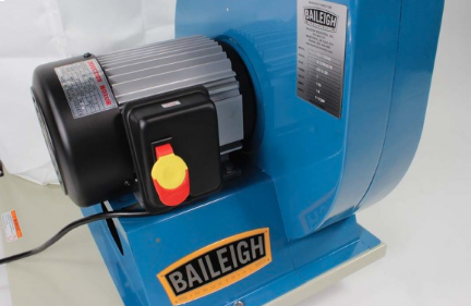 Baileigh DC-1650B; 2HP 220V 1Ph Bag Style Dust Collector, 1650 CFM, 30 Micron Upper and Lower Bags 1002685 - Image 4