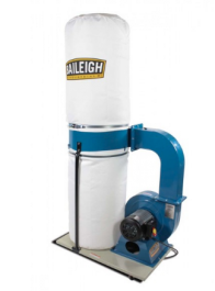 Baileigh DC-1650B; 2HP 220V 1Ph Bag Style Dust Collector, 1650 CFM, 30 Micron Upper and Lower Bags 1002685