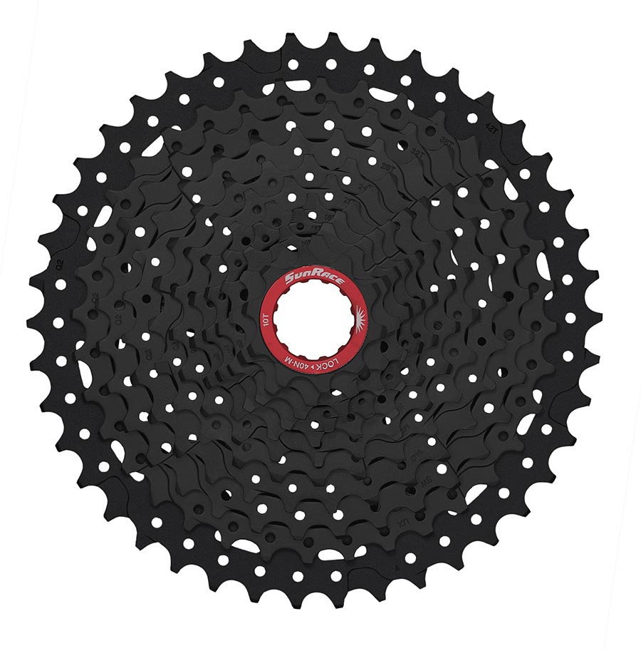 Sunrace CSMSX9X ETY Cassette, Blast Chrome Plated, Speed: 11, 10-42T