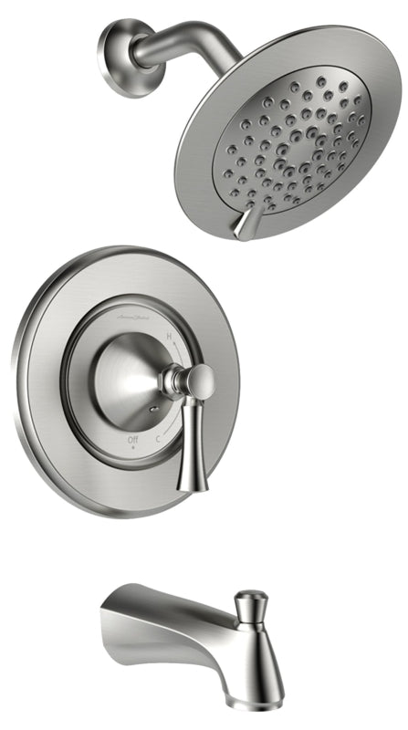 American Standard Chancellor 7022502.295 Series Tub and Shower Valve Trim Kit, Brushed Nickel, Multi-Function Showerhead
