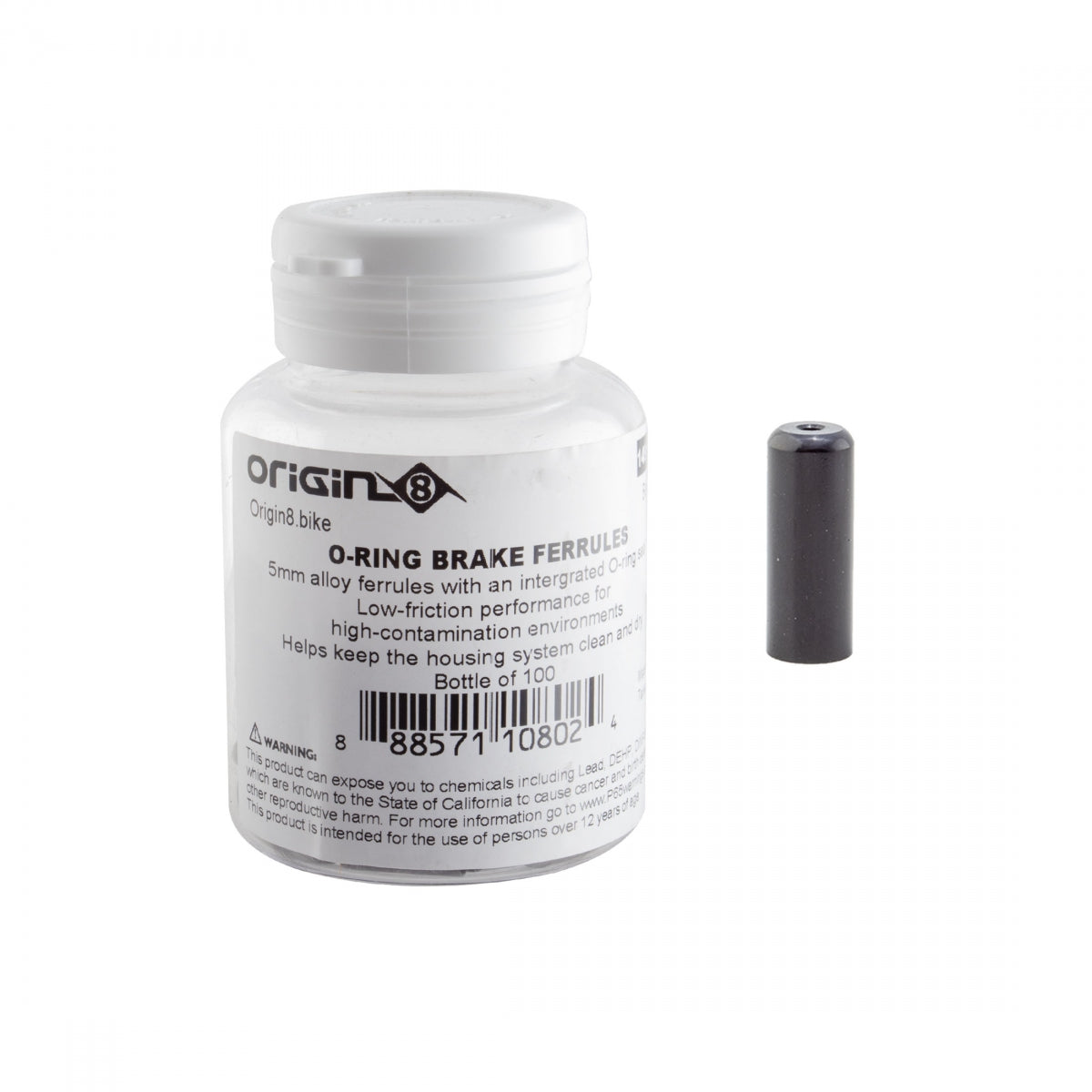 Origin8 O-Ring Gear Ferrules Gear 4mm Black