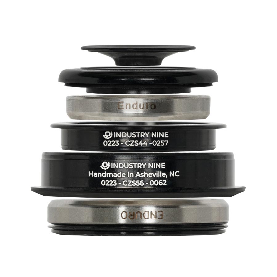 Industry Nine iRiX ZS44/ZS56 Headset, : ZS44/28.6 | ZS56/40, ZeroStack, Complete, Black