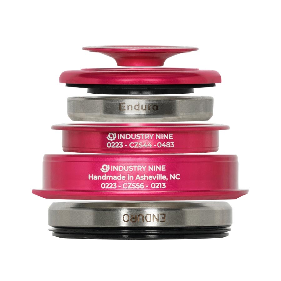 Industry Nine iRiX ZS44/ZS56 Headset, : ZS44/28.6 | ZS56/40, ZeroStack, Complete, Pink