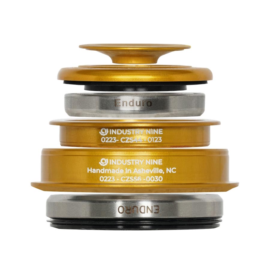 Industry Nine iRiX ZS44/ZS56 Headset, : ZS44/28.6 | ZS56/40, ZeroStack, Complete, Gold