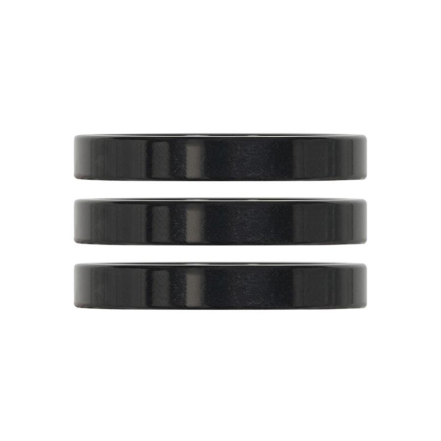 Industry Nine iRiX Headset Spacer, 1-1/8'', Height: 5mm, Aluminum, Black, 3pcs