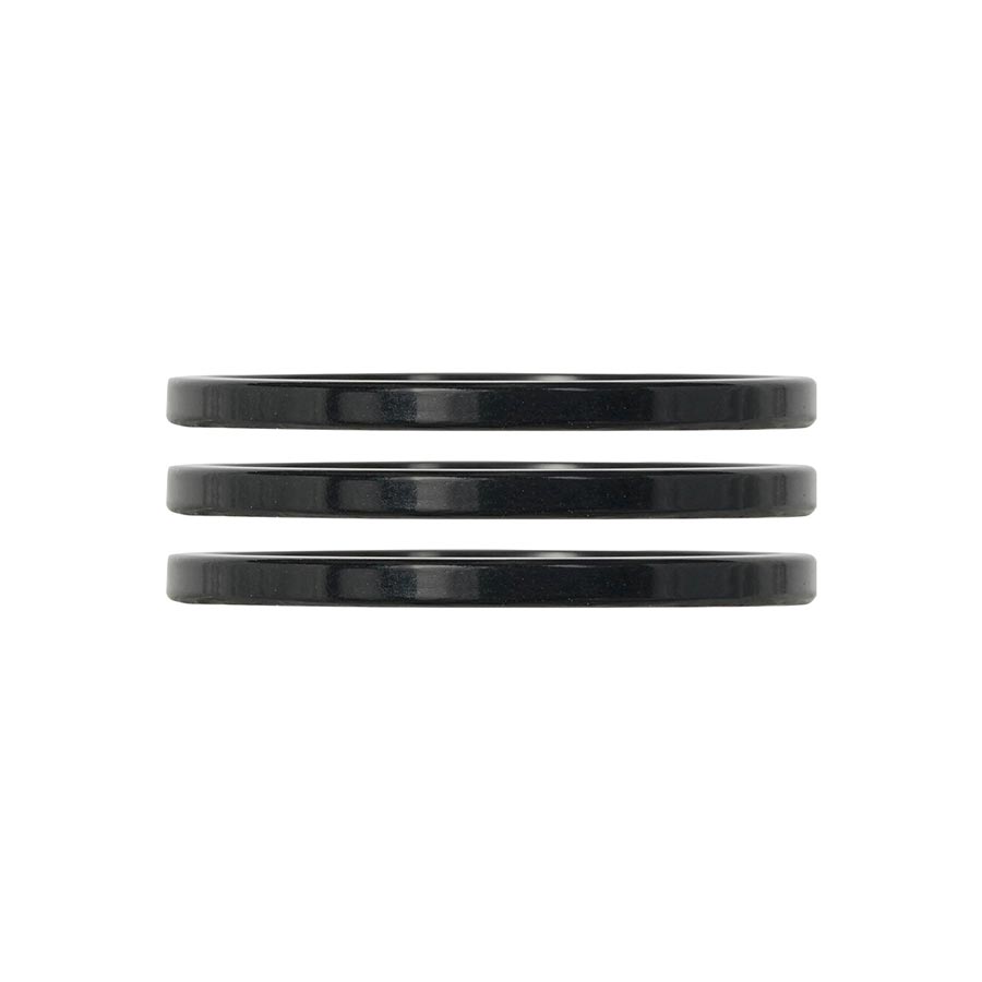 Industry Nine iRiX Headset Spacer, 1-1/8'', Height: 2.5mm, Aluminum, Black, 3pcs