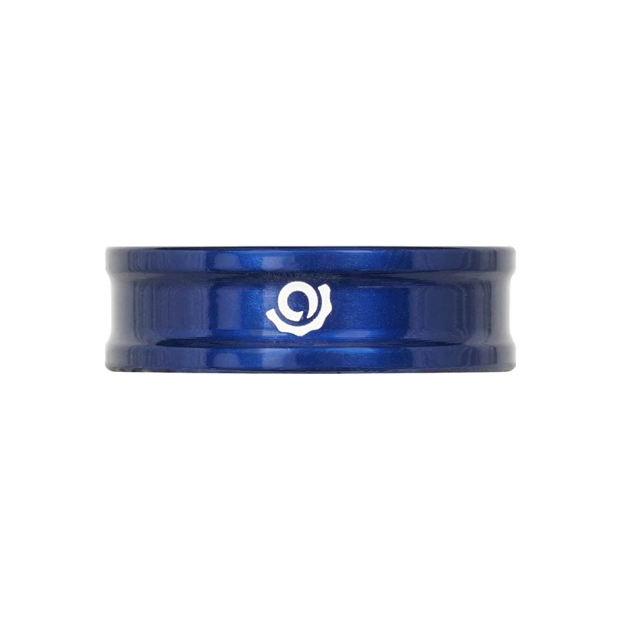 Industry Nine iRiX Headset Spacer, 1-1/8'', Height: 10mm, Aluminum, Blue