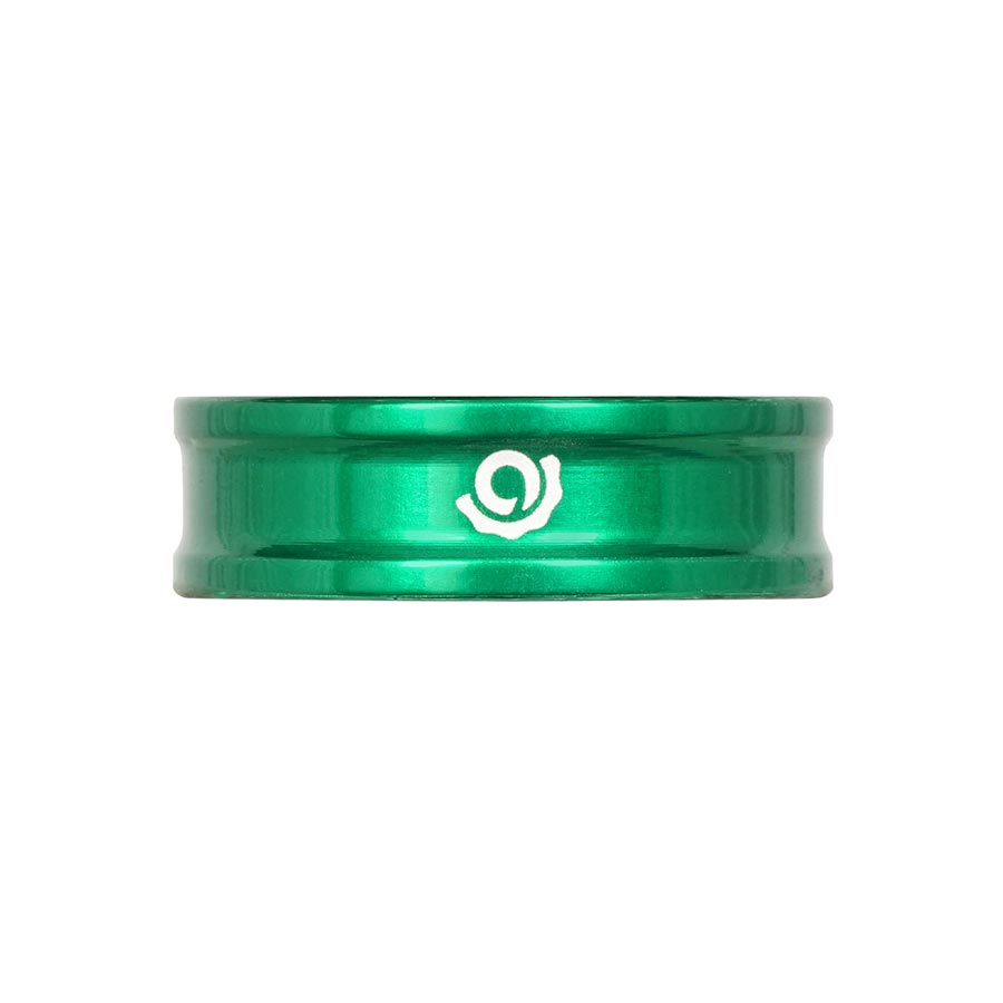 Industry Nine iRiX Headset Spacer, 1-1/8'', Height: 10mm, Aluminum, Green