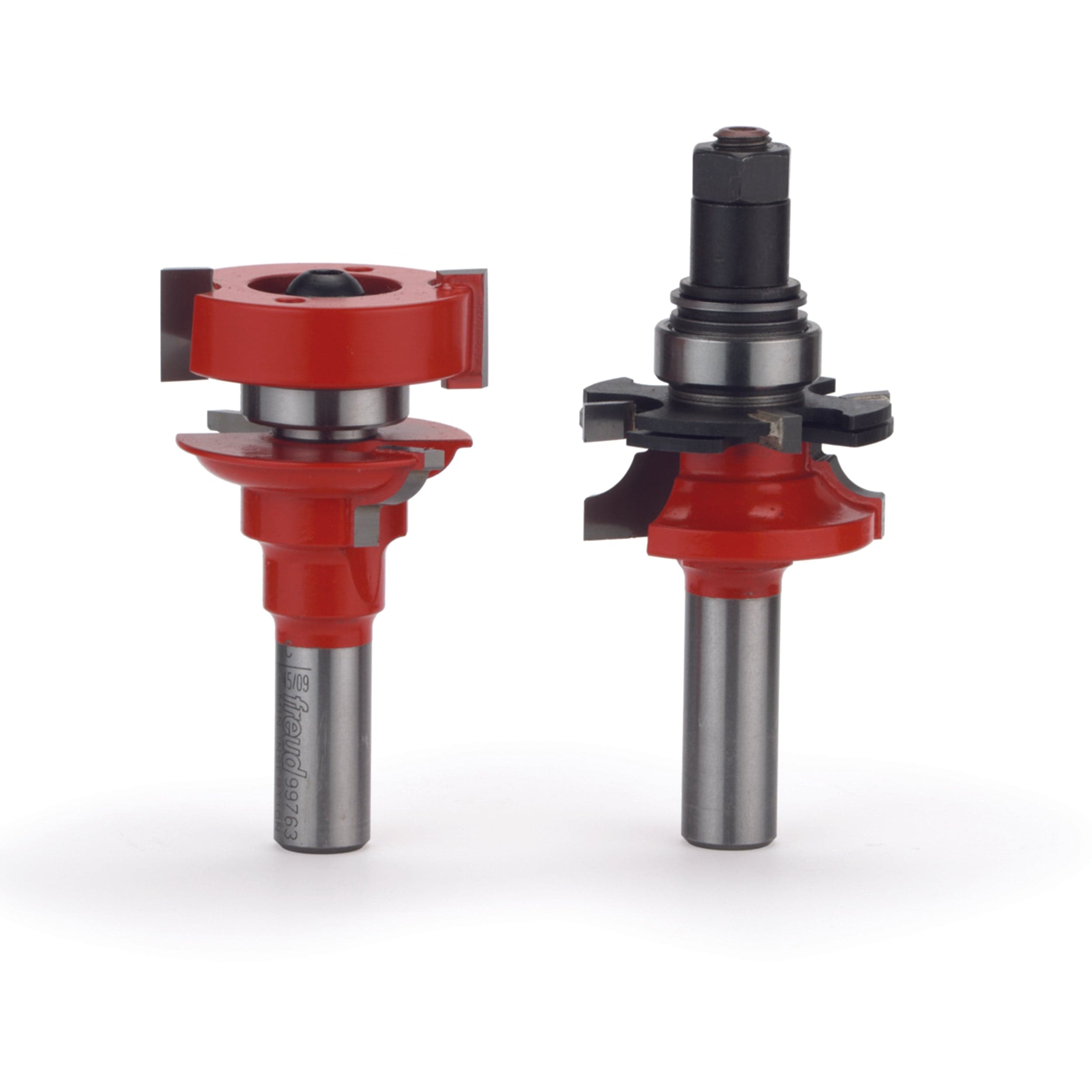 99-761 Adjustable Tenon 2-Piece Rail And Stile Router Router Bit Set Ogee Profile 1/2" Shank