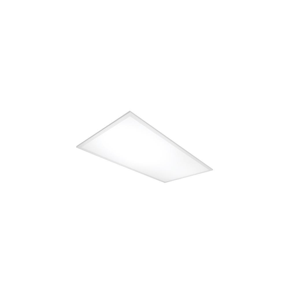 48-Watt White Integrated LED Flat Panel Troffer