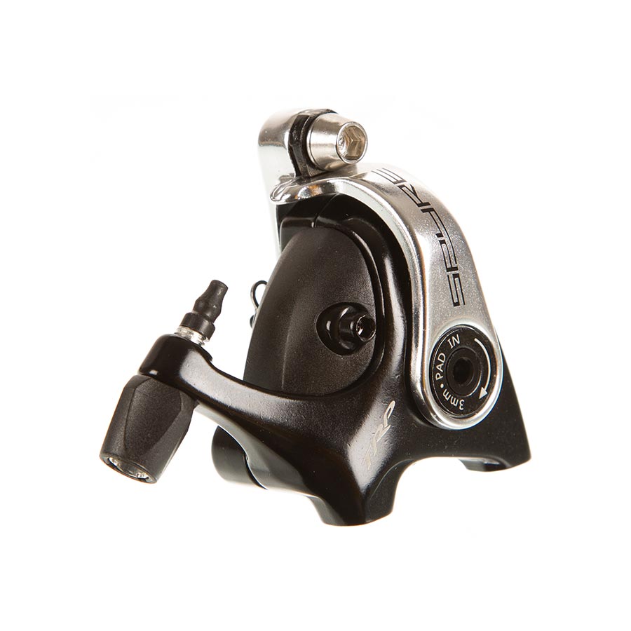 TRP Spyre Road Mechanical Disc Brake, Front or Rear, Flat mount, 140 or 160mm (not included), 154g, Black