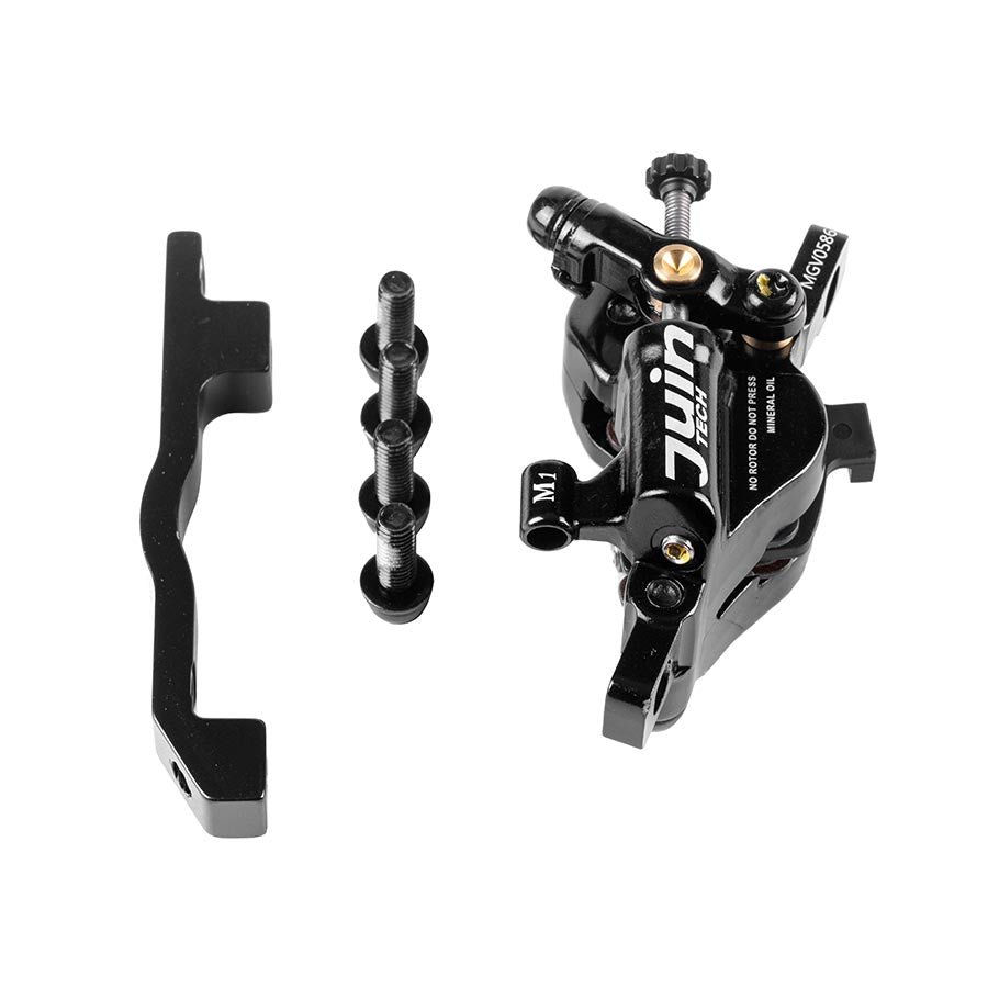 PWR Bikes Star Union KQ02P Road Hydraulic Disc Brake, IS, 203mm, Black